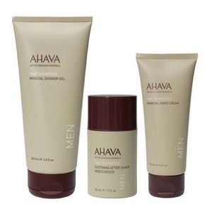 AHAVA 3pc After Shave Shower Gel Hand Cream moisturizer bundle